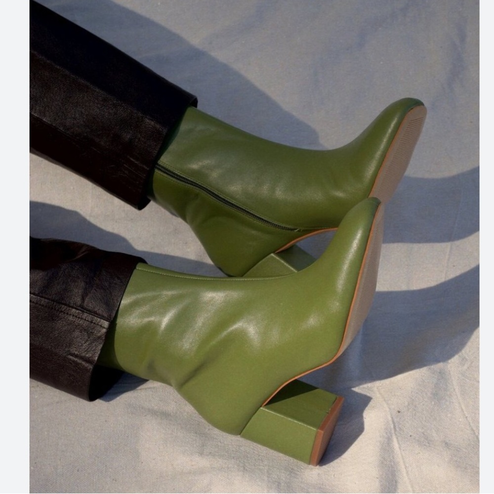 Intentionally Blank Janetta Boot in Cactus Leaf 🌵🍃Size 9